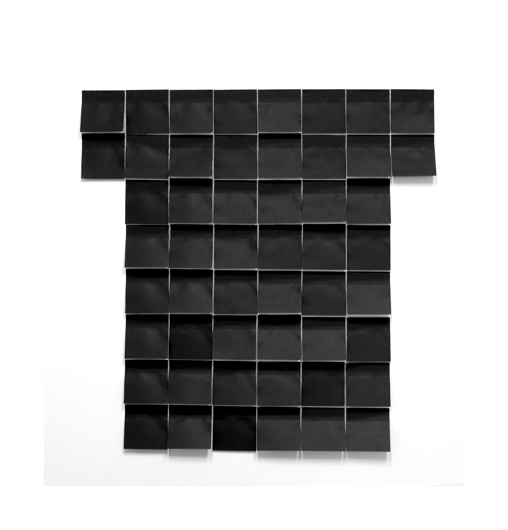 Fernando J. Ribeiro_Inertia_post-its_sculpture_contemporary art_2024