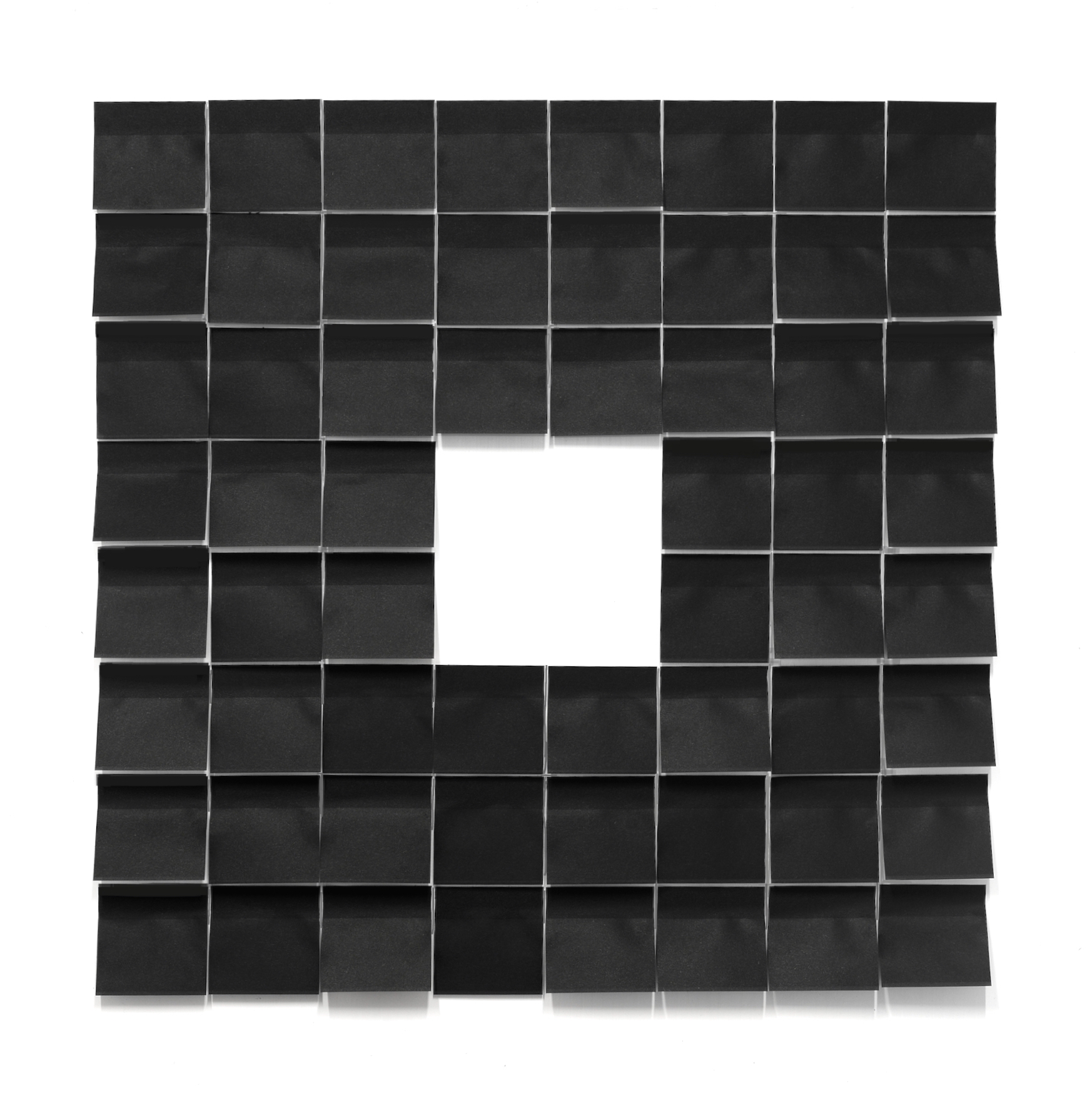 Fernando J. Ribeiro_Securitas_post-its_sculpture_contemporary art_2024